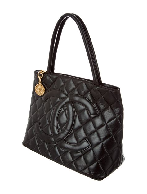 chanel medallion tote colors|authentic chanel medallion handbags.